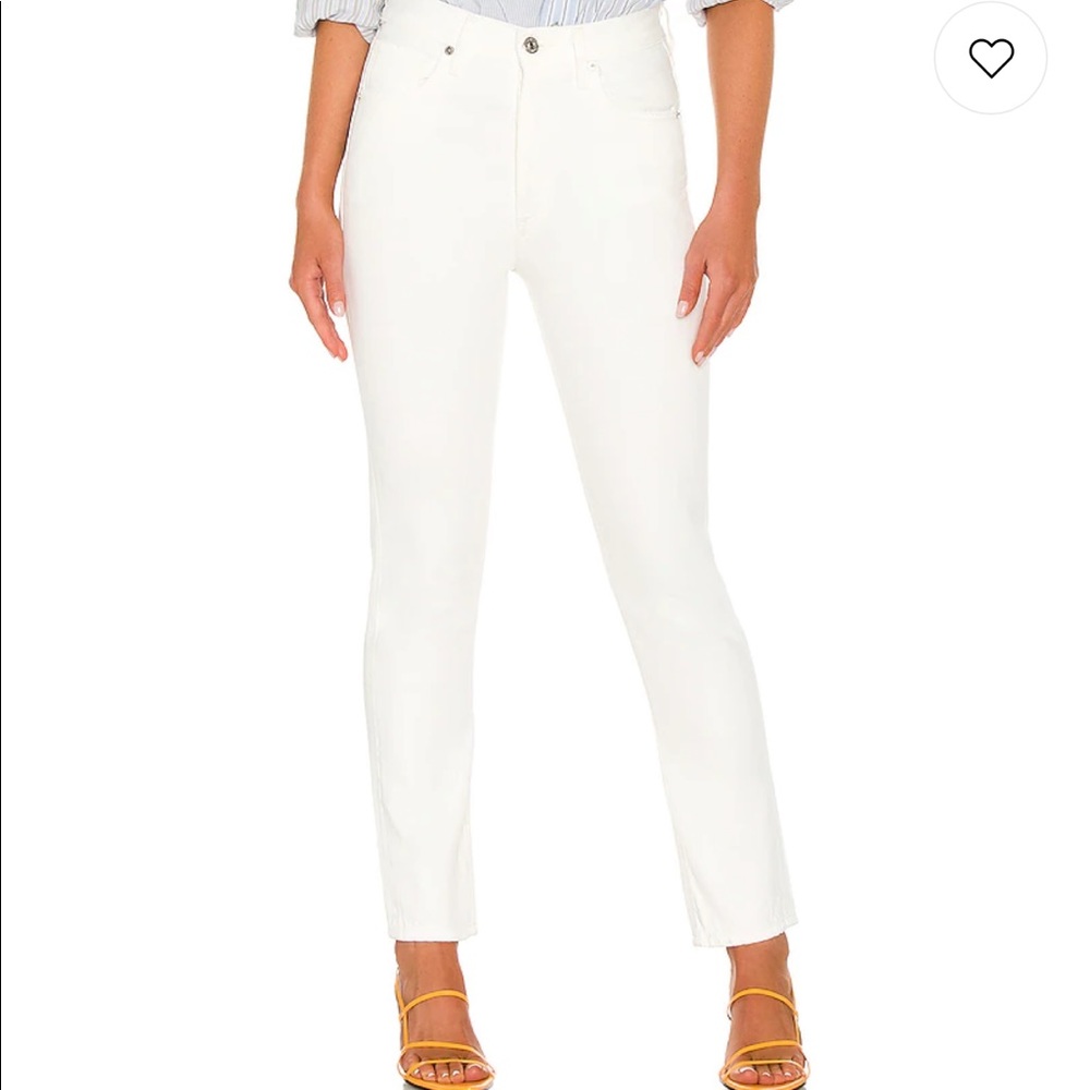 Citizens of Humanity - Charlotte High Rise Straight in Porcelain